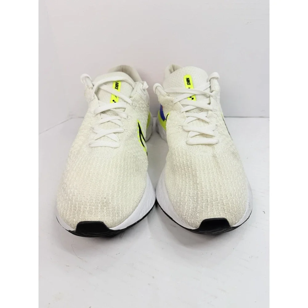 Nike React Infinity Run Flyknit 3 Premium Men's 13 White Volt DX1629-100